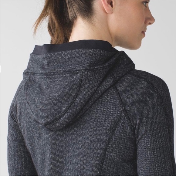 Lululemon Think Fast Pullover Herringbone size 10 - Picture 2 of 14